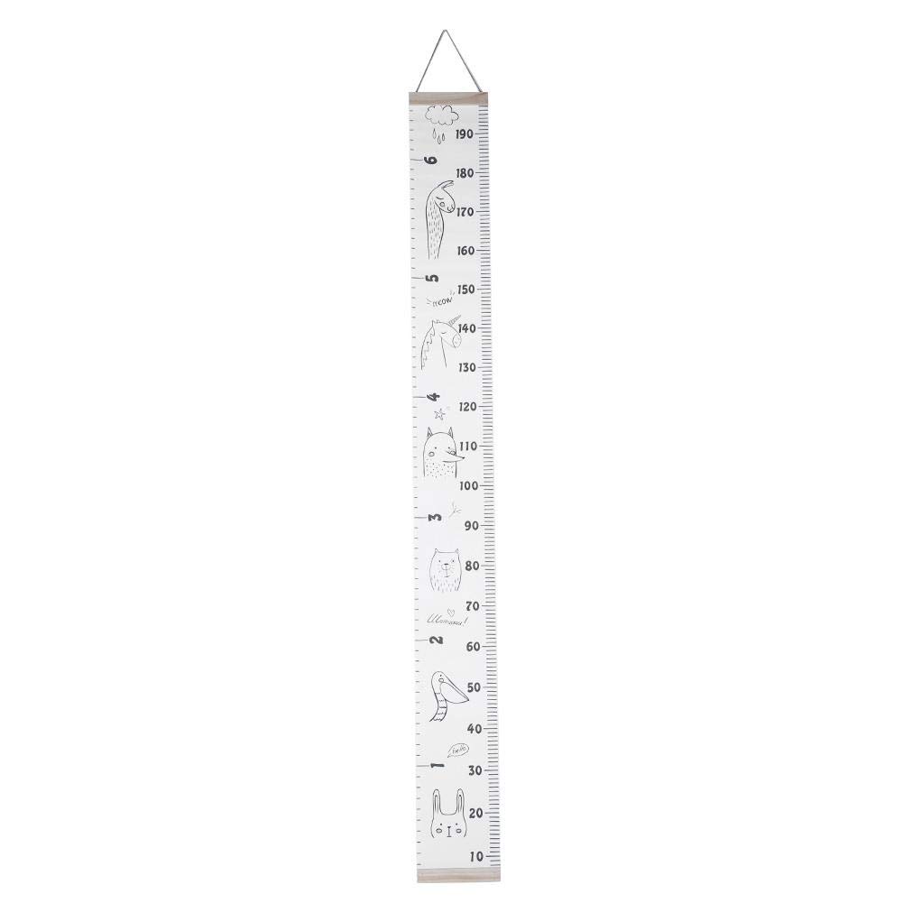 Child Height Measure Ruler, 200X21X4Cm Height Growth Chart For Kids Portable Cute Wall Sticker Children Height Measure Growth Chart Home Room Decoration (#1)