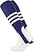 TCK Striped Baseball Stirrups Pattern B (Navy/White, Large)