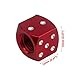 Senzeal 5X Aluminum Dice Valve Stem Caps Car Motorcycle Bicycle Tire Valve Caps Red