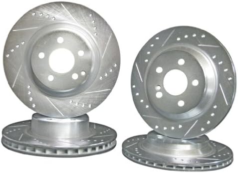 1995 Mercedes Benz C36 AMG W202 Front &amp; Rear Disc Brake Rotors +Pads