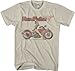 FEA Van Halen Biker Pinup Beige Mens T-shirt X-Large