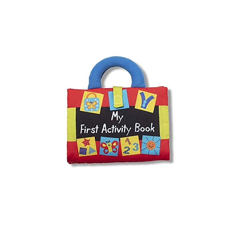 Melissa & Doug K’s Kids My First Activity Book 8-Page Soft Book for Babies and Toddlers – Early Learning Developmental…