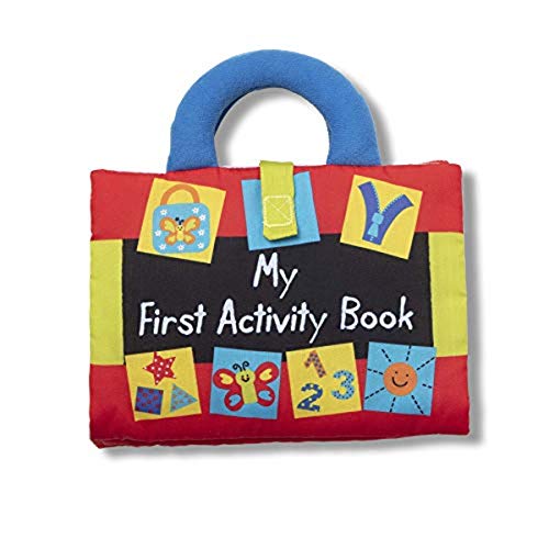 Melissa & Doug K’s Kids My First Activity Book 8-Page Soft Book for Babies and Toddlers – Early Learning Developmental…