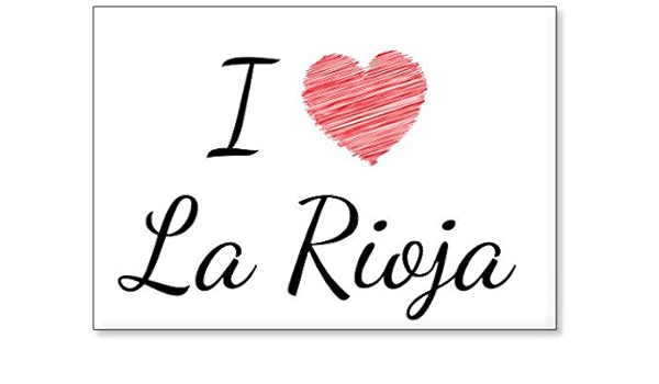 Mundus Souvenirs - Amo La Rioja, Imán para Nevera (diseño 3 ...