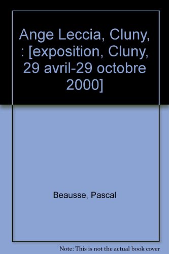 Ange Leccia, Cluny, 
