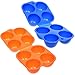 Pack of 2 pieces Plastic Portable Camping 4 Eggs Carrier Container Case Outdoor Egg Box by MERRY BIRD