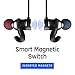 AC M2 Magnetic Wireless Earbuds Bluetooth Headphones Sport in-Ear IPX 4 Sweatproof Earphones with Mic (Super Sound Quality Bluetooth 4.1, aptx, 8 Hours Play Time, Secure Fit Design) (Black)