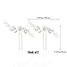 Unicra Wedding Hair Pin Decorative for Bridal(Pack of two) (Silver)