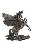 11 Inch Rearing Pegasus Statue Fantasy Magic Collectible Greek Flying Horse