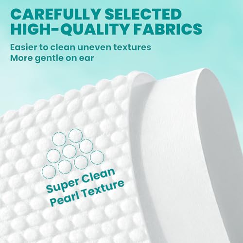 MEDUWEDU EAR CLEANER FINGER WIPES 120 COUNTS, DOG EAR CLEANER,SOFT & EASY OTIC CLEANING PADS, REMOVE WAX, DIRT & STOP SMELLY, ITCHY, NON-IRRITATING, GRAPEFRUIT SCENT