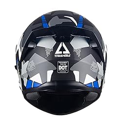 TRIANGLE Dual Visor Full Face Motorcycle Bike