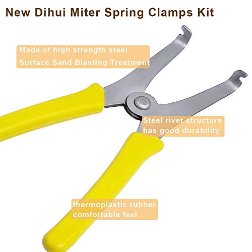 image for New Dihui Tool Miter Clamps and Miter Spring Pliers for picture frames