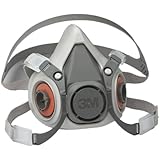 3M Half Facepiece Reusable Respirator 6100/07024(AAD), Respiratory Protection, Small (Pack of 1)