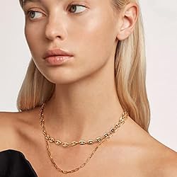 Aobei Pearl 18K Gold Chain Choker for Women