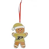 Purdue Boilermakers Gingerbread Man Metal Christmas Ornament