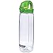 Nalgene Tritan OTF, Clear - Green Cap - 2 Count