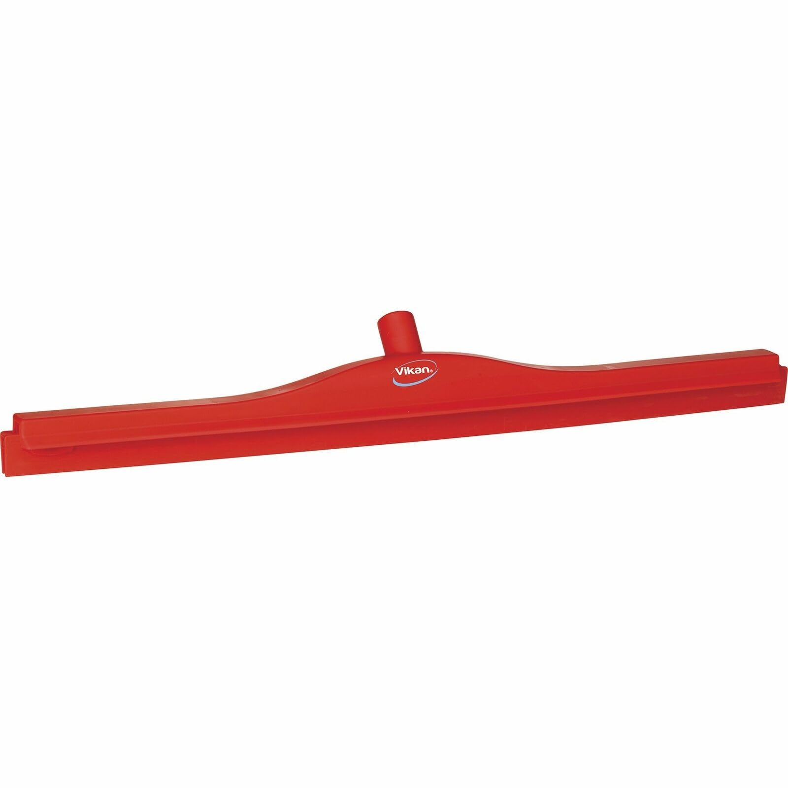 Vikan 77154 Squeegee, Ultra Hygiene, Dbl Blade, 28" PP/RB RD, Red