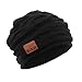 Pococina Wireless Hands-Free Bluetooth Beanie Hat Sport Speaker Knit Cap, Built-in Mic