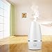 Essential Oil Diffuser-100ml Cool Mist Humidifier Ultrasonic Aroma Essential Oil Diffuser-Vibrant 7 Color LED Lights - Office Home Bedroom Living Room Study Yoga Spa