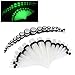 BodyJ4You 36PC Gauges Kit Glow in Dark Acrylic Taper Plug 14G-00G Ear Stretch O-Rings Body Piercing
