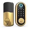 Smart Lock SMONET Bluetooth Keyless Entry Keypad Smart Deadbolt-Fingerprint Electronic Deadbolt Door Lock-App Control…