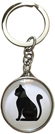 Mysterious Kitty Cat Keychain