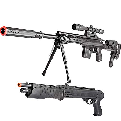 BBTac Airsoft Sniper Gun Package Powerful Spring Sniper Rifle