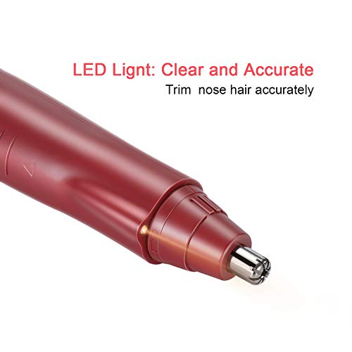 Liberex Nose Hair Trimmer Painless Ear Facial Hair Removal Clipper