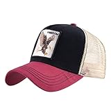 Unisex Animal Mesh Trucker Hat Strapback Square