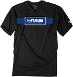 Factory Effex Yamaha Racing Stripe Mens Premium T-Shirt Black 2XL