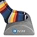 Foot Rest Cushion for Home and Office, Soft Yet Firm Foam Cushion Footrest Under Desk Foot Stool Ergonomic Back Pillow for Office Accessories - Bovize … (Gray)
