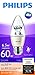 Philips LED Dimmable B13 Candle Light Bulb: 330-Lumen, 2700-Kelvin, 4.5-Watt (40-Watt Equivalent), E26 Base, Soft White, 1-Pack