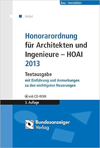 Honorarordnung Fur Architekten Und Ingenieure Hoai Textausgabe Mit Einfuhrung Und Anmerkungen Zu Den Wichtigsten Neuerungen Amazon De Hebel Johann Peter Bucher