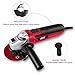 4-1/2-Inch Angle Grinder 6.0-Amp with 3 Abrasive Wheels (Cutting Wheel, Grinding Wheel, Flap Disc) and Auxiliary Handle, Masterworks MW589