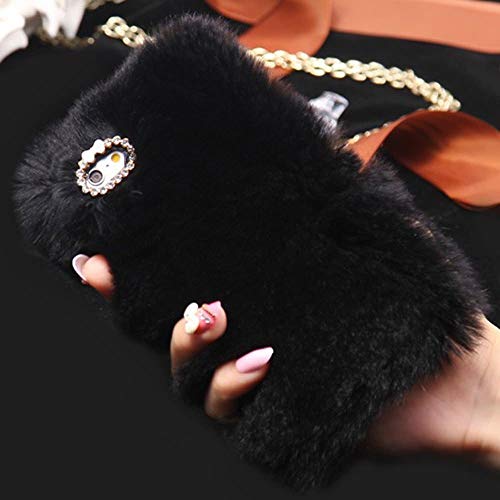 Cfrau Furry Case with Black Stylus for iPhone XR inch,Winter