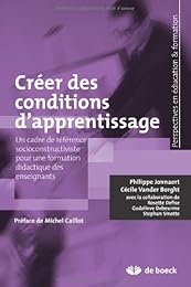 Créer des conditions d'apprentissage