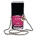 LUI SUI-Glamour Nail Polish Glam Bag Women Unique Crossbody Bag Purple Rose Purse Cr36 (Rose Red)