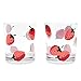 Kate Spade New York Women's Strawberries Drinkware, Red/Green/Clear, One Size