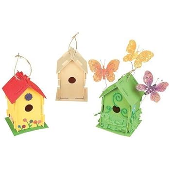 Creative Hobbies Wooden Model Kit Bird House Wholesale Lot Of 3