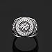 GuoSuang Men 316L Stainless Steel Norse Viking Odin's Wolf Rune Vantage Ring with Gift Bag
