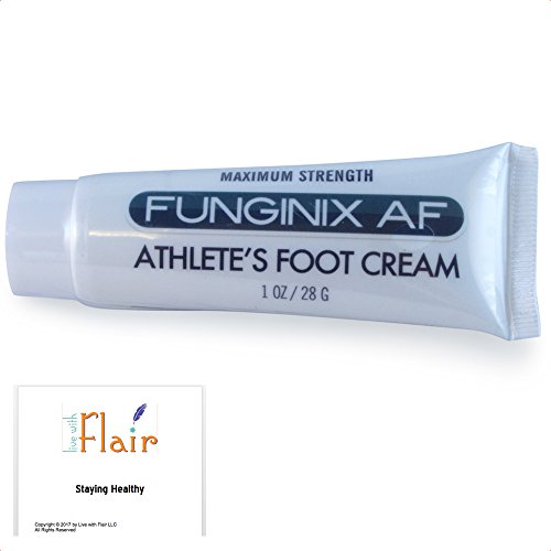 Athletes Foot Cream Antifungal Treatment by FUNGINIX AF (1oz.) FDA