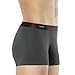 DAVID ARCHY Men's Underwear Bamboo Rayon Breathable Trunks Basic Solid Super Soft Underwear in 4 Pack No Fly (XL, Dark Gray - 2.5