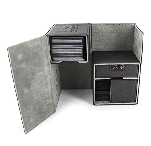 Ultimate Guard Db: Twin Flip N Tray Xenoskin Black Cards