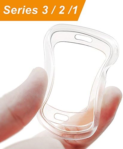 Apple Watch Case 42mm, Apple Watch Protector Clear Soft TPU Case iWatch Cover for Apple Watch Series 3,Series 2, Series 1, Nike+, Sport, Edition