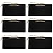 Mini Chalkboards Signs - Erasable Rectangle Small Chalkboards Blackboards Display for Message Board Hanging Signs, Set of 6