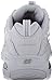 Skechers Sport Women's D'lites Dream Bright Fashion Sneaker, Bright White, 9 M US