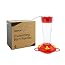 Perky-Pet 209B 30 Oz. Glass Hummingbird Feeder – Classic Red, Hardened Glass Bottle – Made In USA