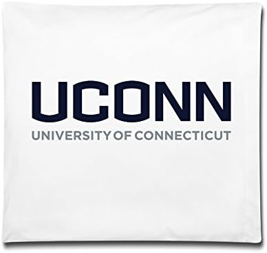 FQZX Uconn Or University Of Connecticut Logo Pillow Cover 18 X 18 Inches White