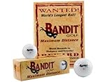 Bandit Non Conforming Illegal Maximum Distance Golf Balls 1 Dozen 12 Count Box