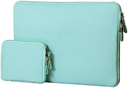 Onteck Laptop Sleeve,Waterproof Canvas Fabric Case Bag for 11.6 Inch Acer Chromebook 11, C720, C720P, C740/HP Stream 11/Samsung Chromebook 2/ MacBook Air 11 with Small MacBook Charger Case,Teal